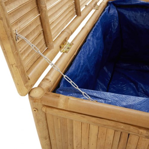Opbevaringskasse til haven Box 90x52x55 cm bambus