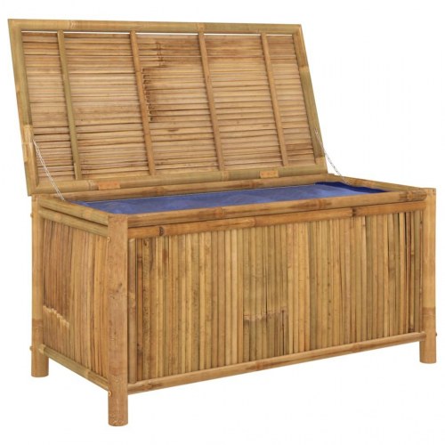 Opbevaringskasse til haven 110x52x55 cm bambus