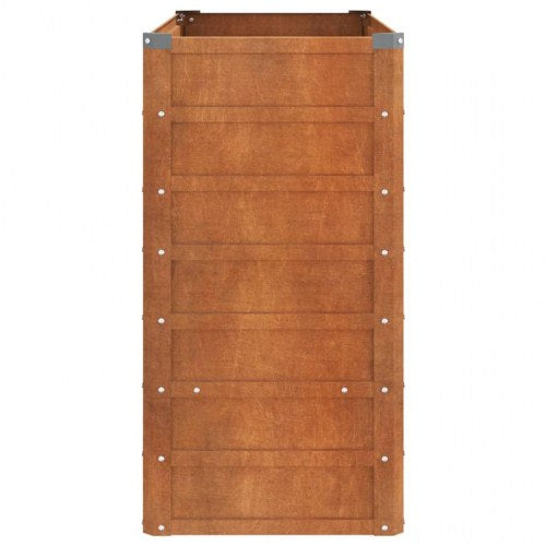 Højbed 100x40x77 cm cortenstål rustfarvet