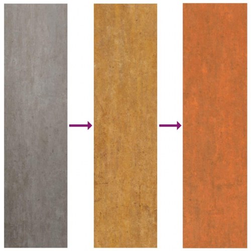 Højbed 100x40x77 cm cortenstål rustfarvet