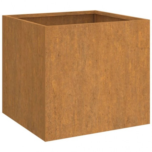 Plantekasser 2 stk. 32x30x29 cm cortenstål