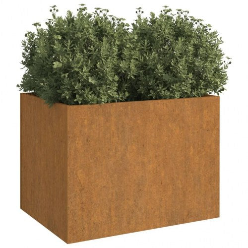 Plantekasse 62x47x46 cm cortenstål