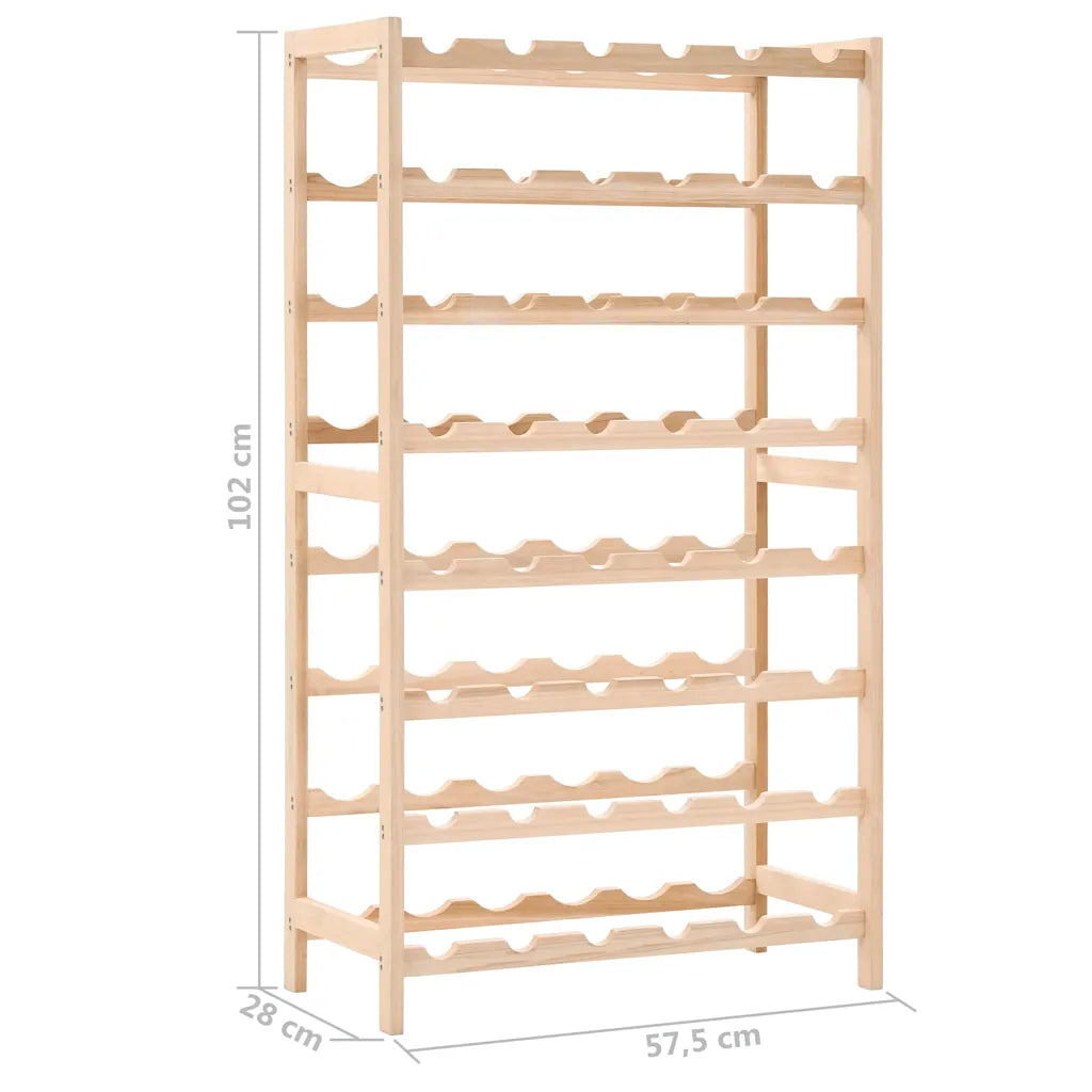 Vinreol cedertræ 57,5 x 28 x 102 cm