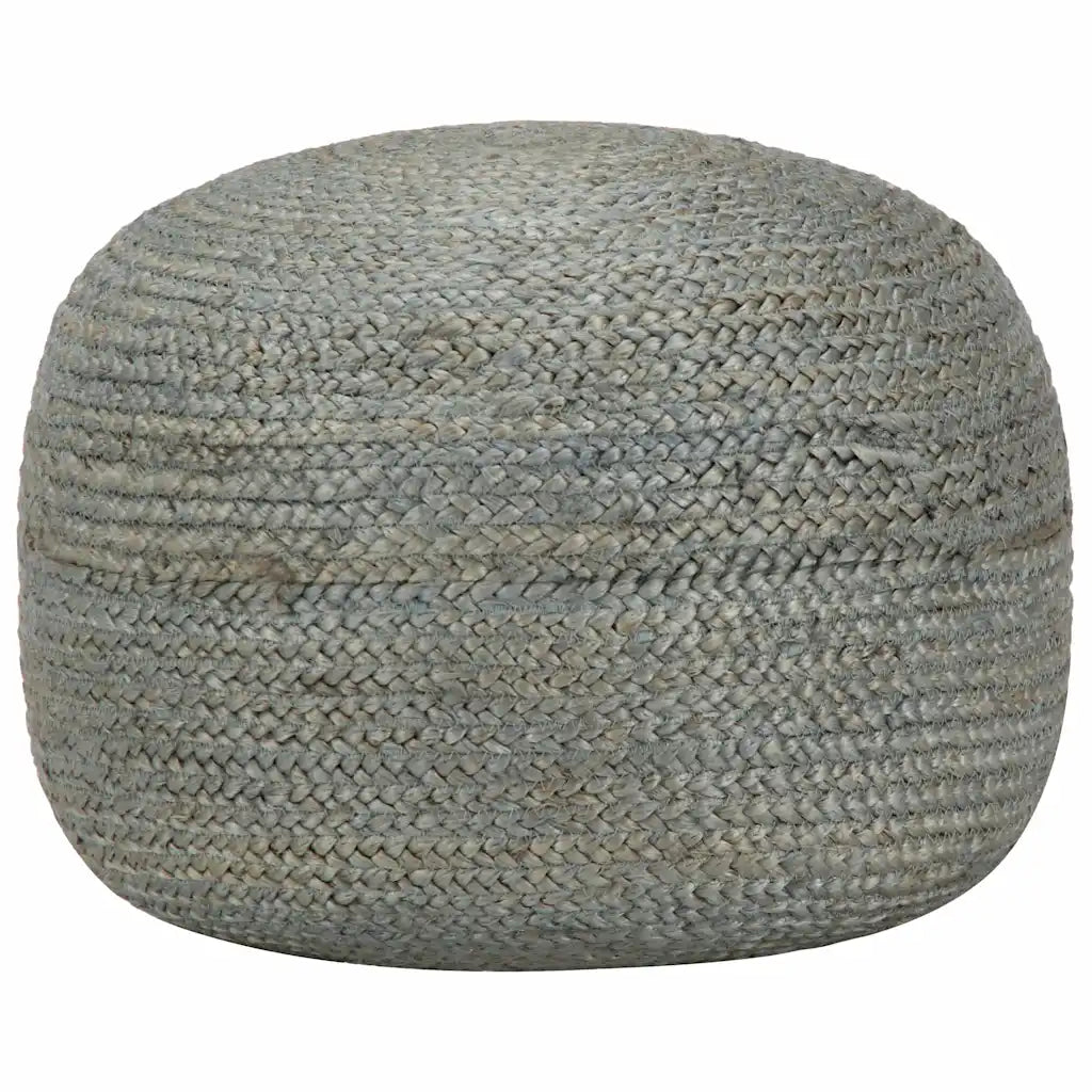 Håndlavet puf 45 x 30 jute