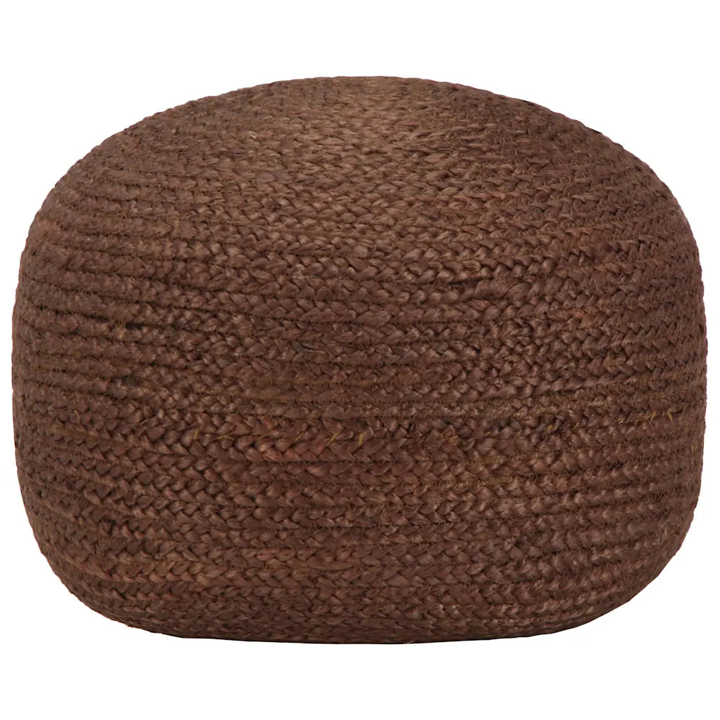 Håndlavet puf 45 x 30 jute