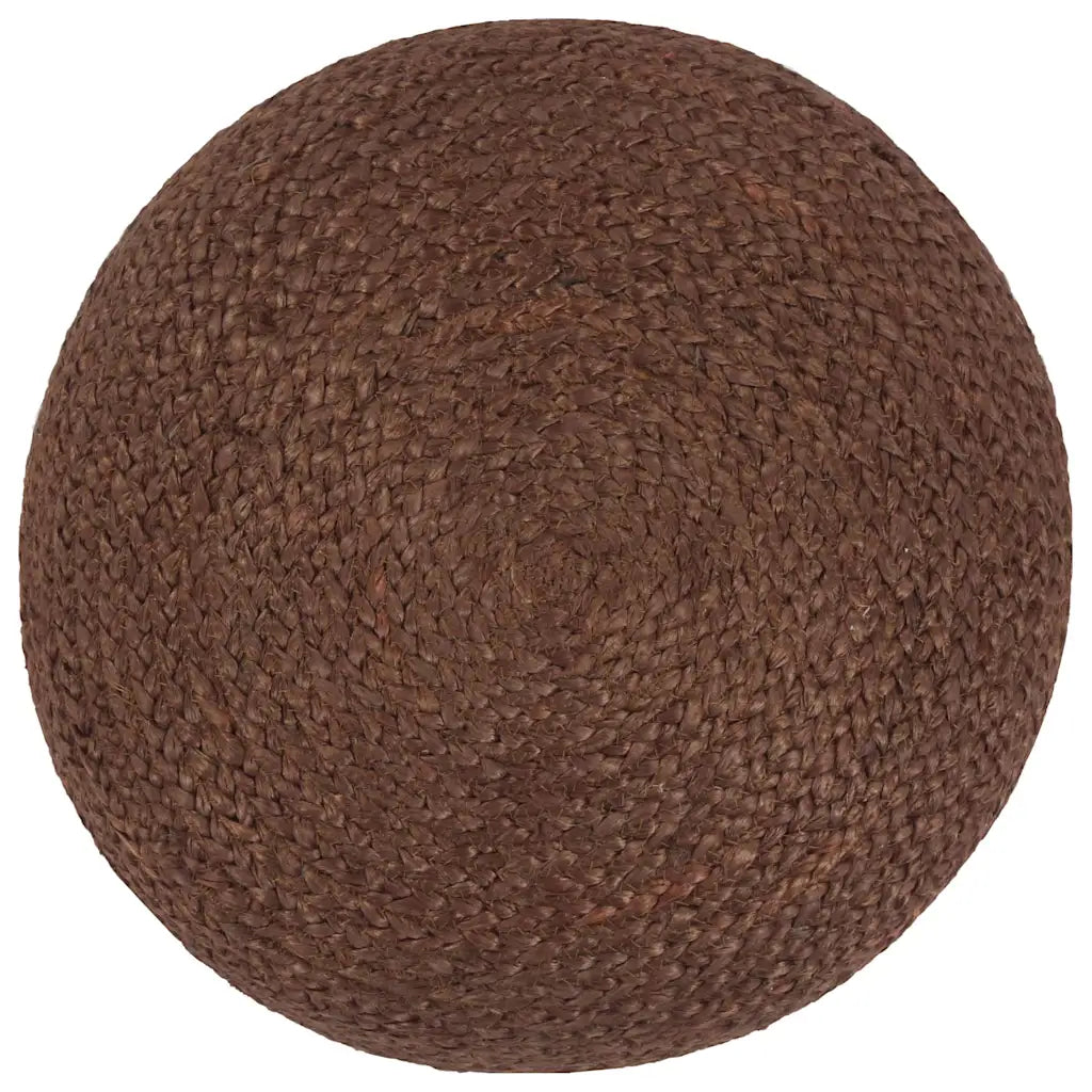 Håndlavet puf 45 x 30 jute