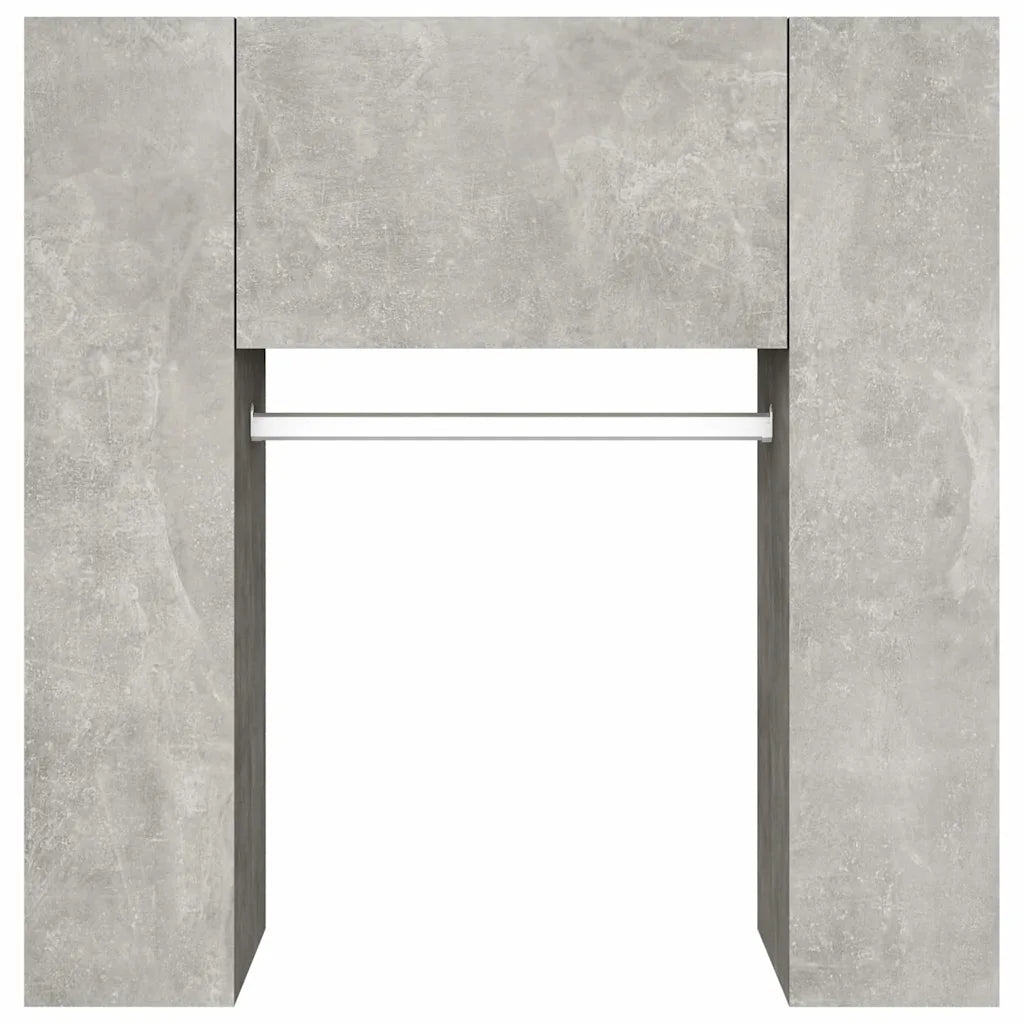 Entrémøbel 97,5x37x99 cm konstrueret træ sonoma-eg