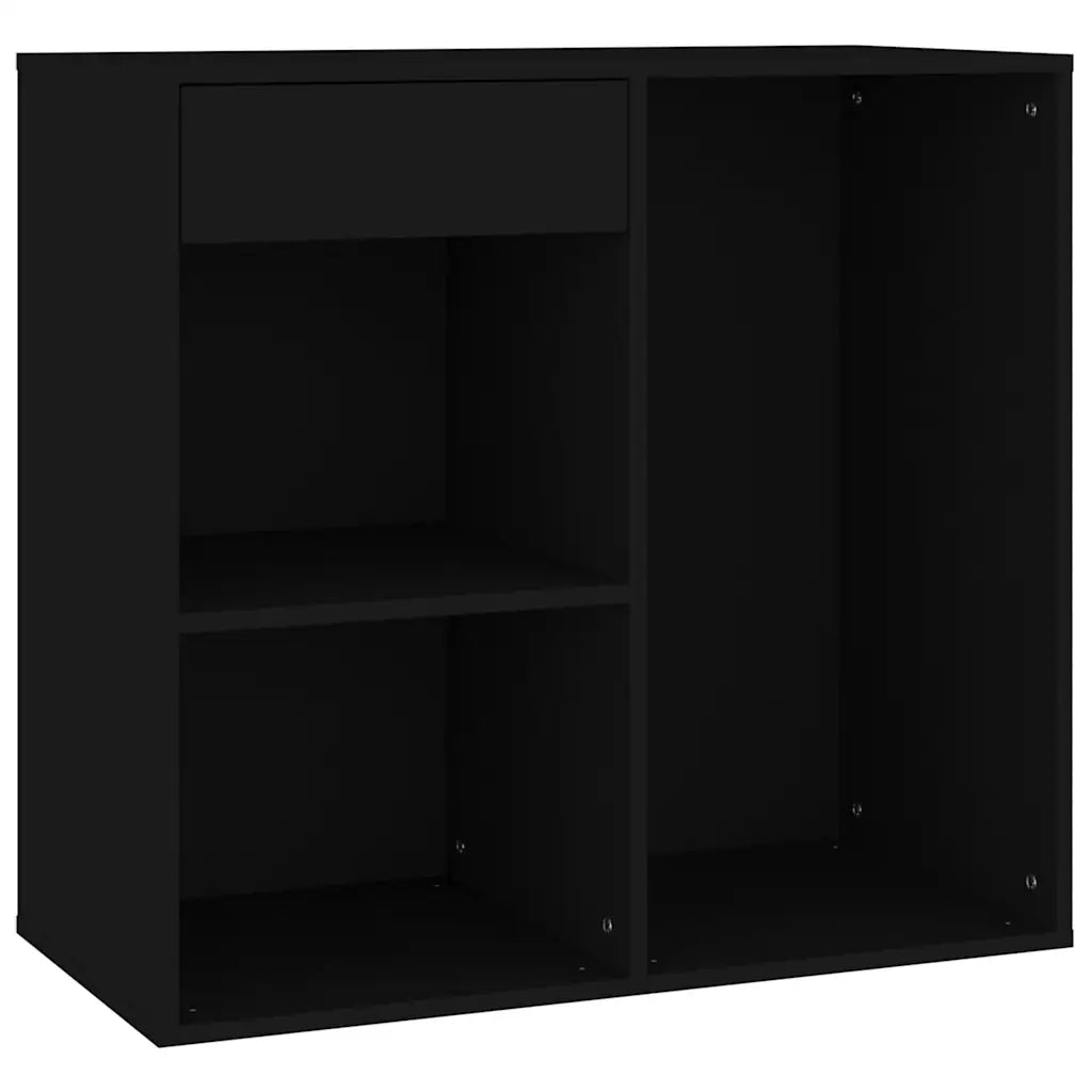 Badeværelsesskab 80x40x75 cm konstrueret træ kunsteg