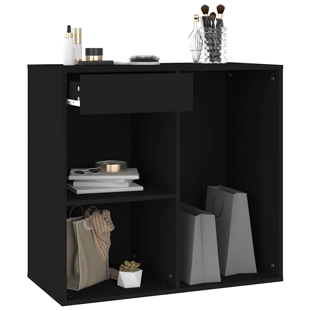 Badeværelsesskab 80x40x75 cm konstrueret træ kunsteg