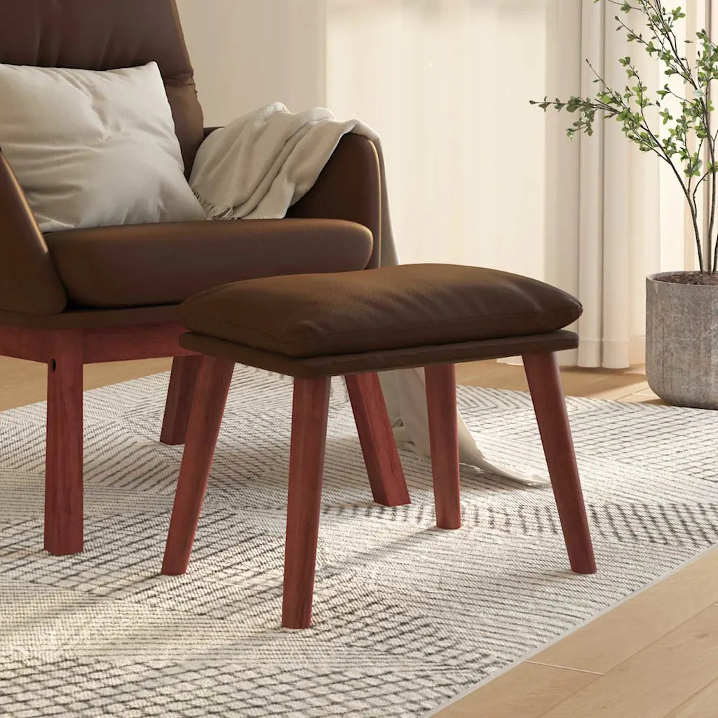 Fodskammel 45x29,5x35 cm kunstlæder