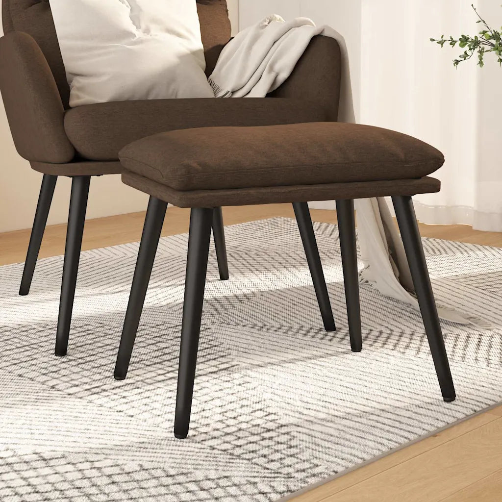 Fodskammel 45x29,5x35 cm stof