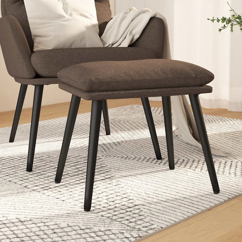 Fodskammel 45x29,5x35 cm stof