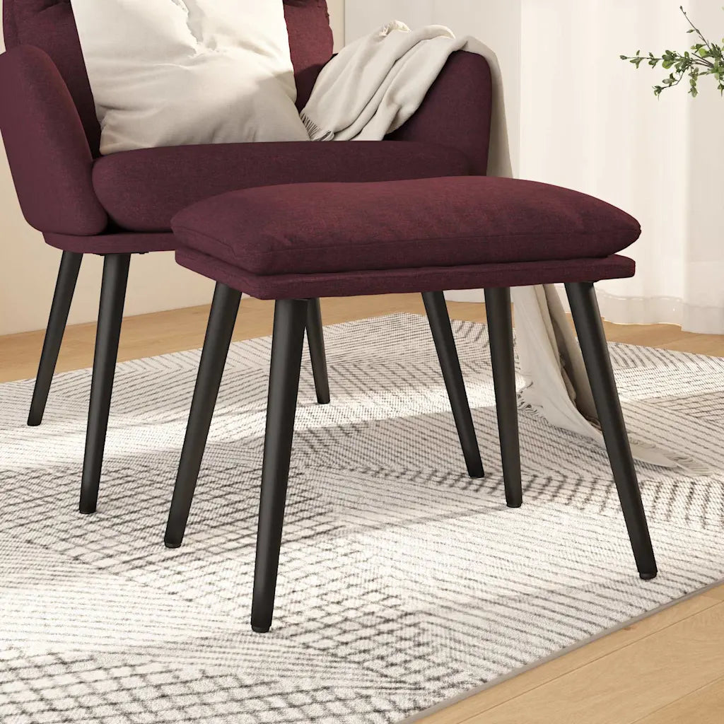 Fodskammel 45x29,5x35 cm stof