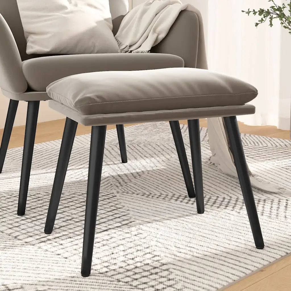 Fodskammel 45x29,5x35 cm fløjl
