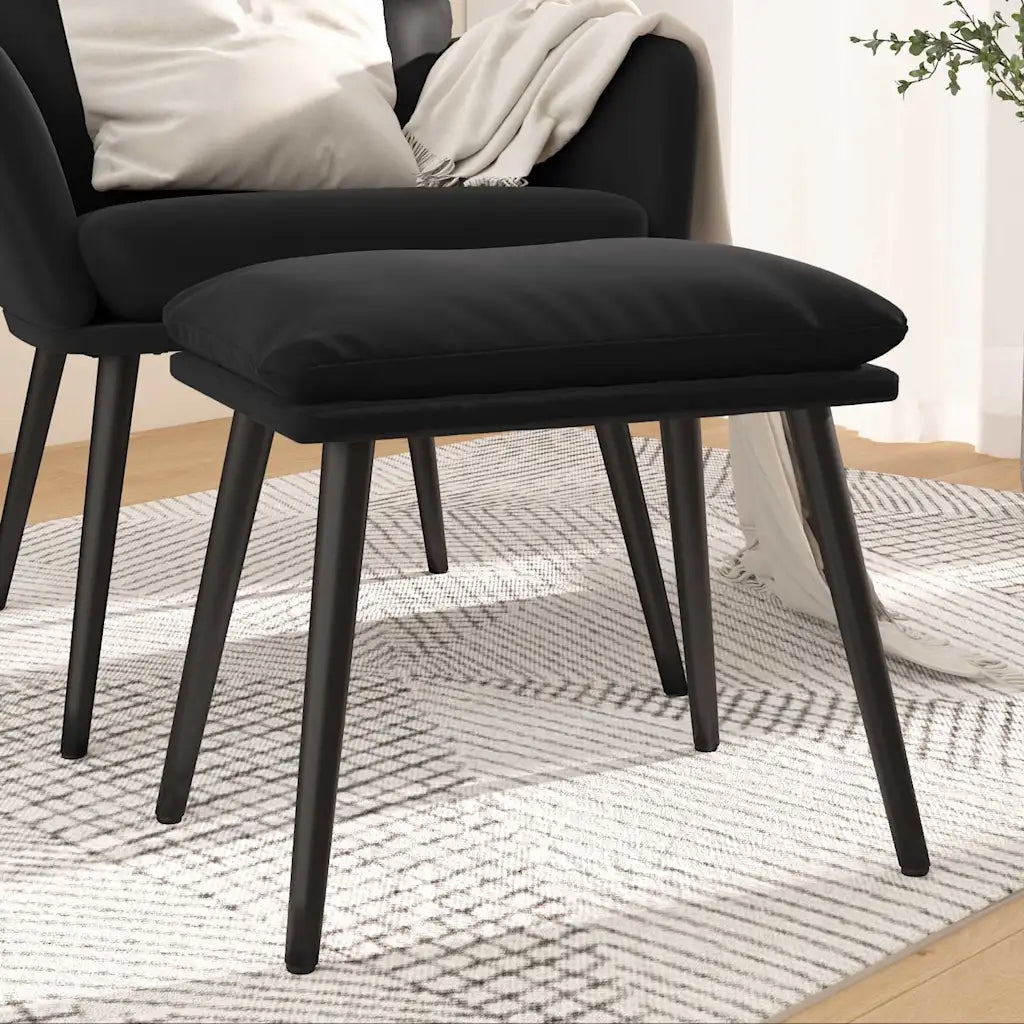 Fodskammel 45x29,5x35 cm fløjl
