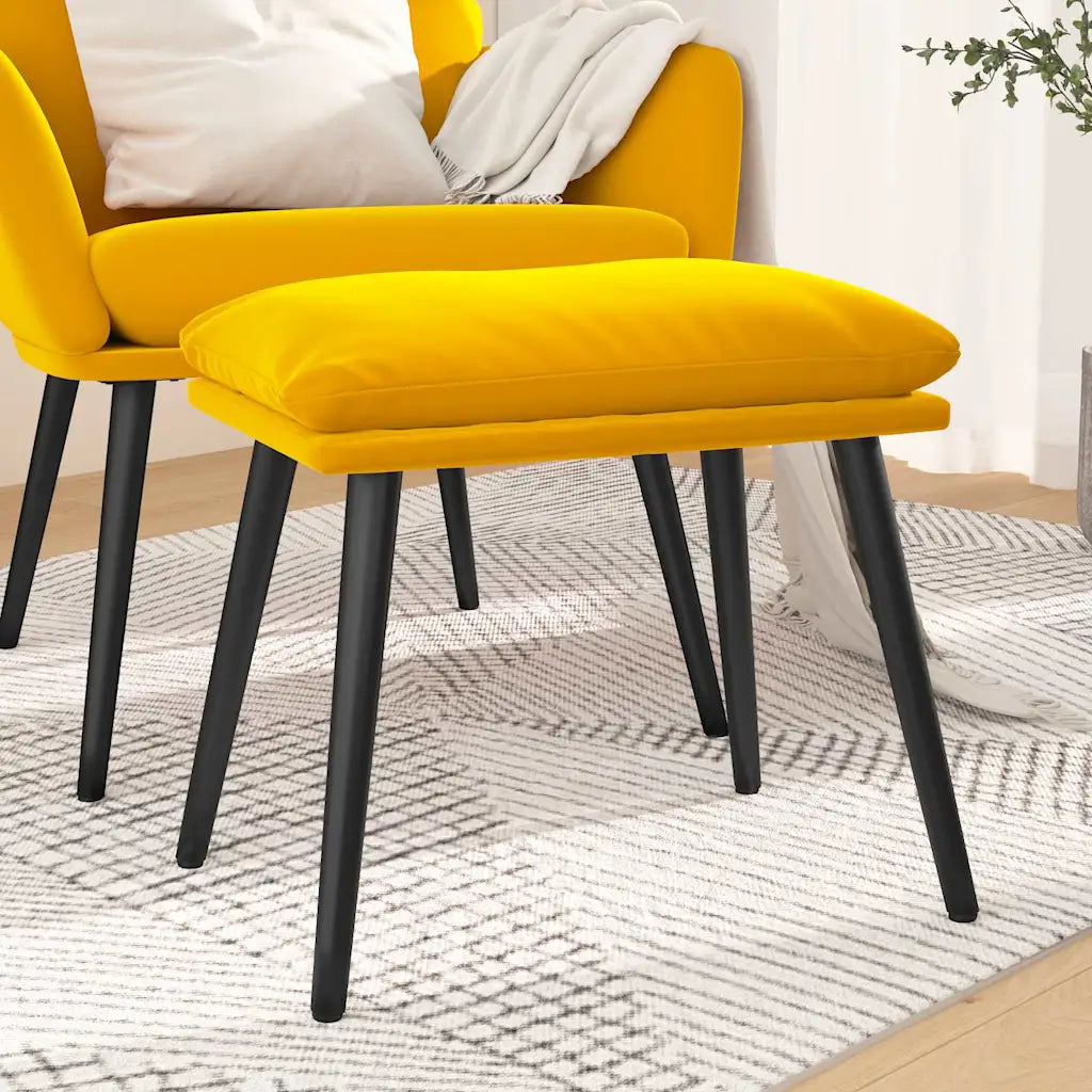 Fodskammel 45x29,5x35 cm fløjl