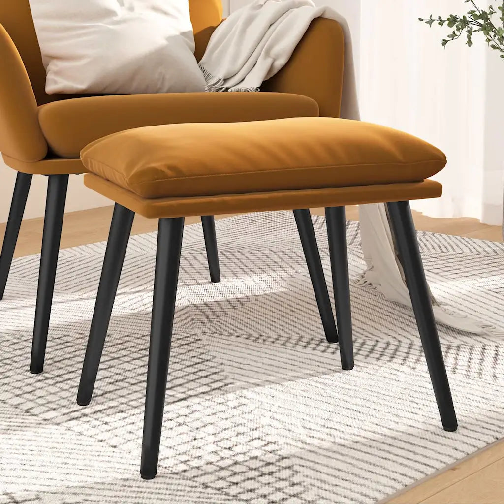 Fodskammel 45x29,5x35 cm fløjl