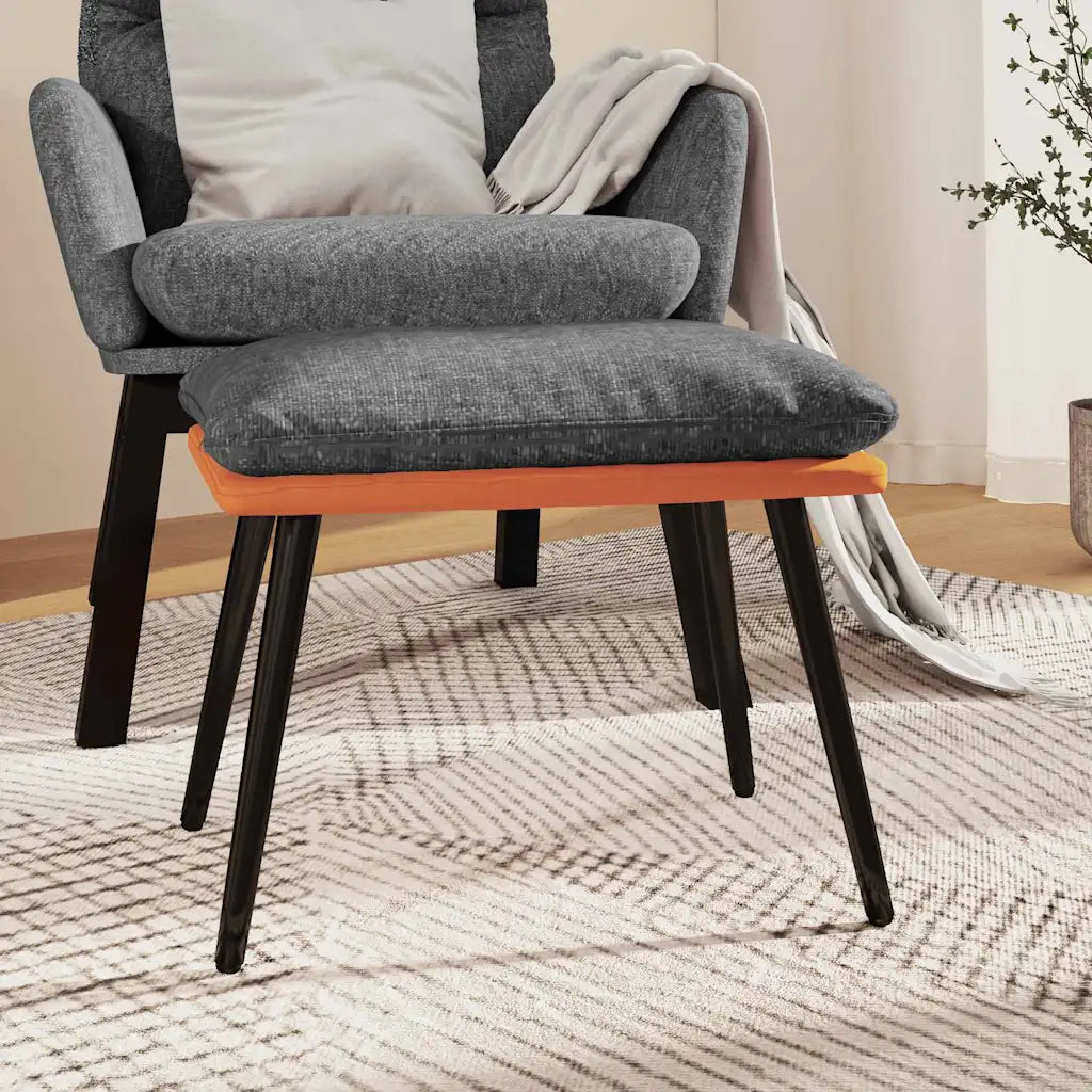 Fodskammel 45x29,5x35 cm stof