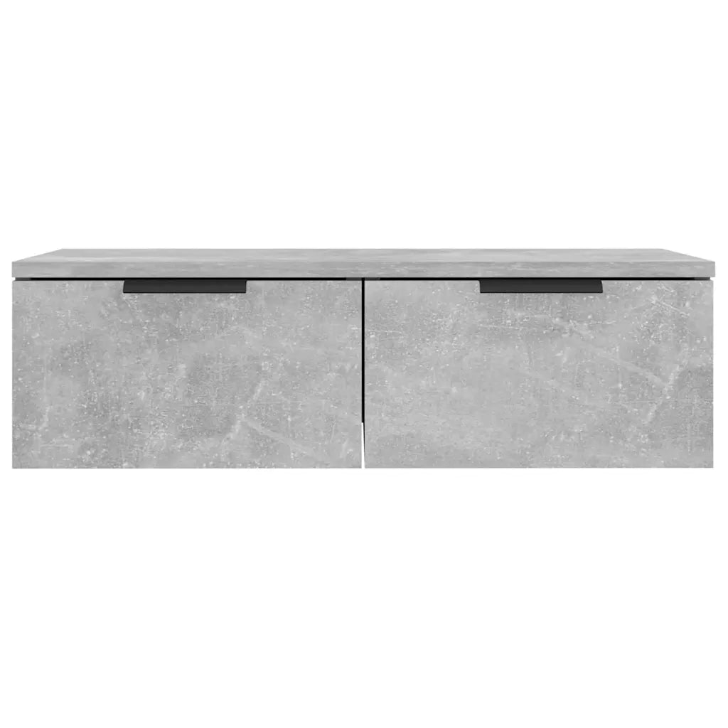 Vægskab 68x30x20 cm konstrueret træ røget egetræsfarve