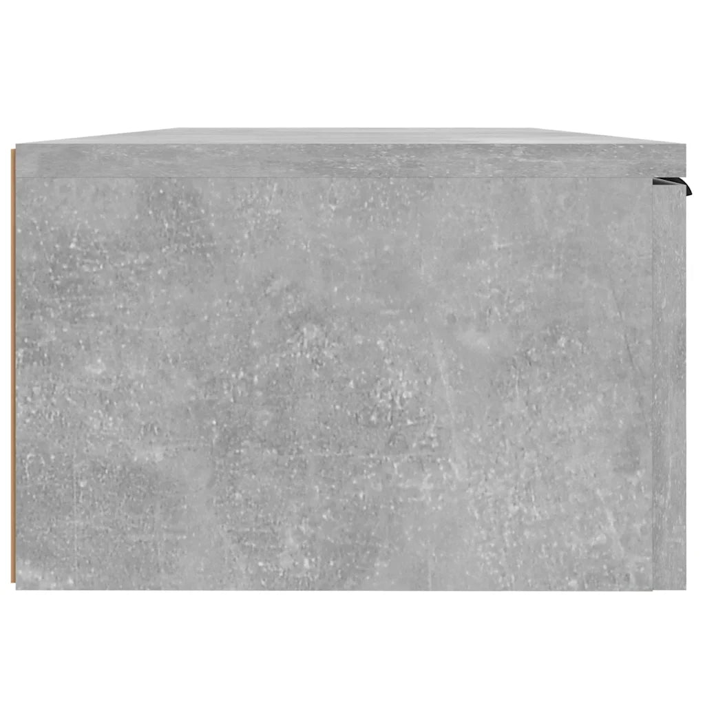 Vægskab 68x30x20 cm konstrueret træ røget egetræsfarve