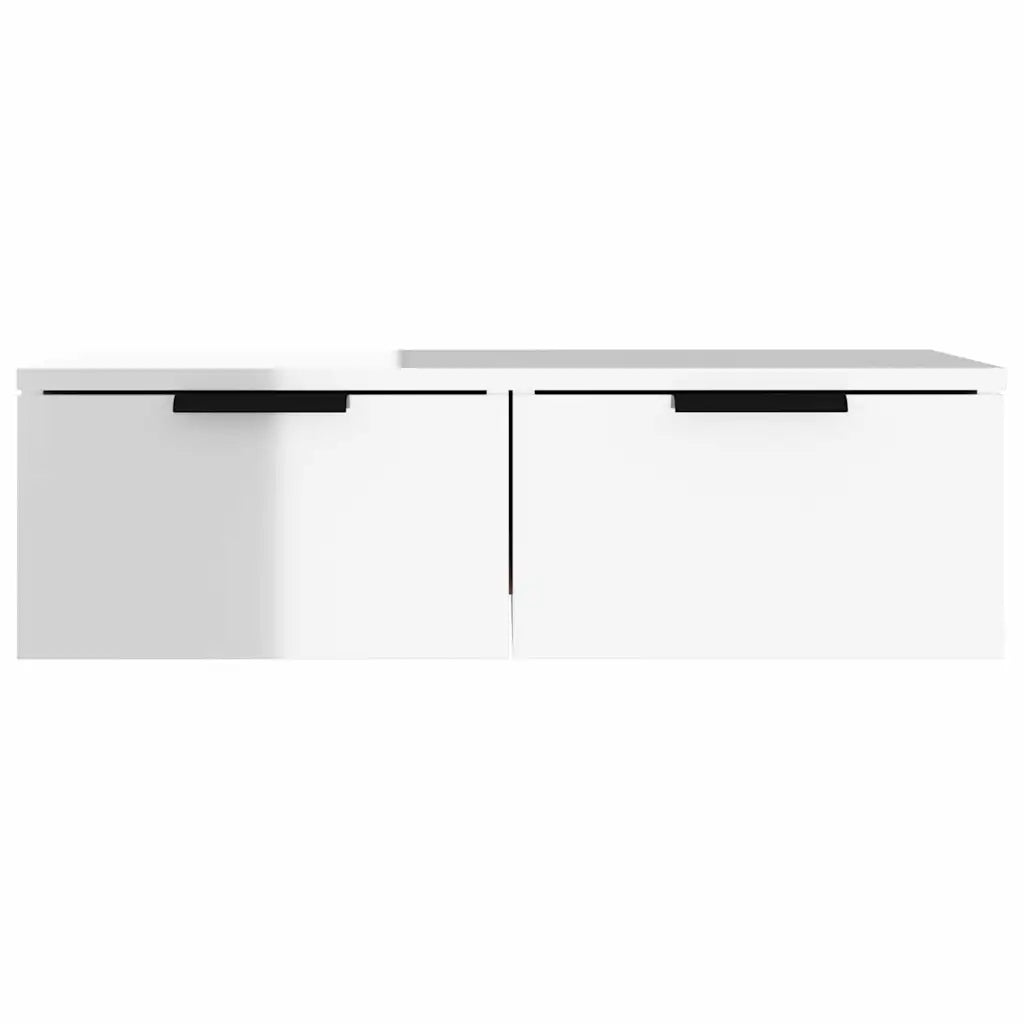 Vægskab 68x30x20 cm konstrueret træ røget egetræsfarve