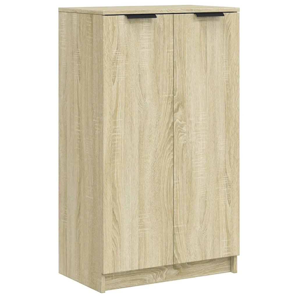 Skoskab 59x35x100 cm konstrueret træ  egetræsfarve