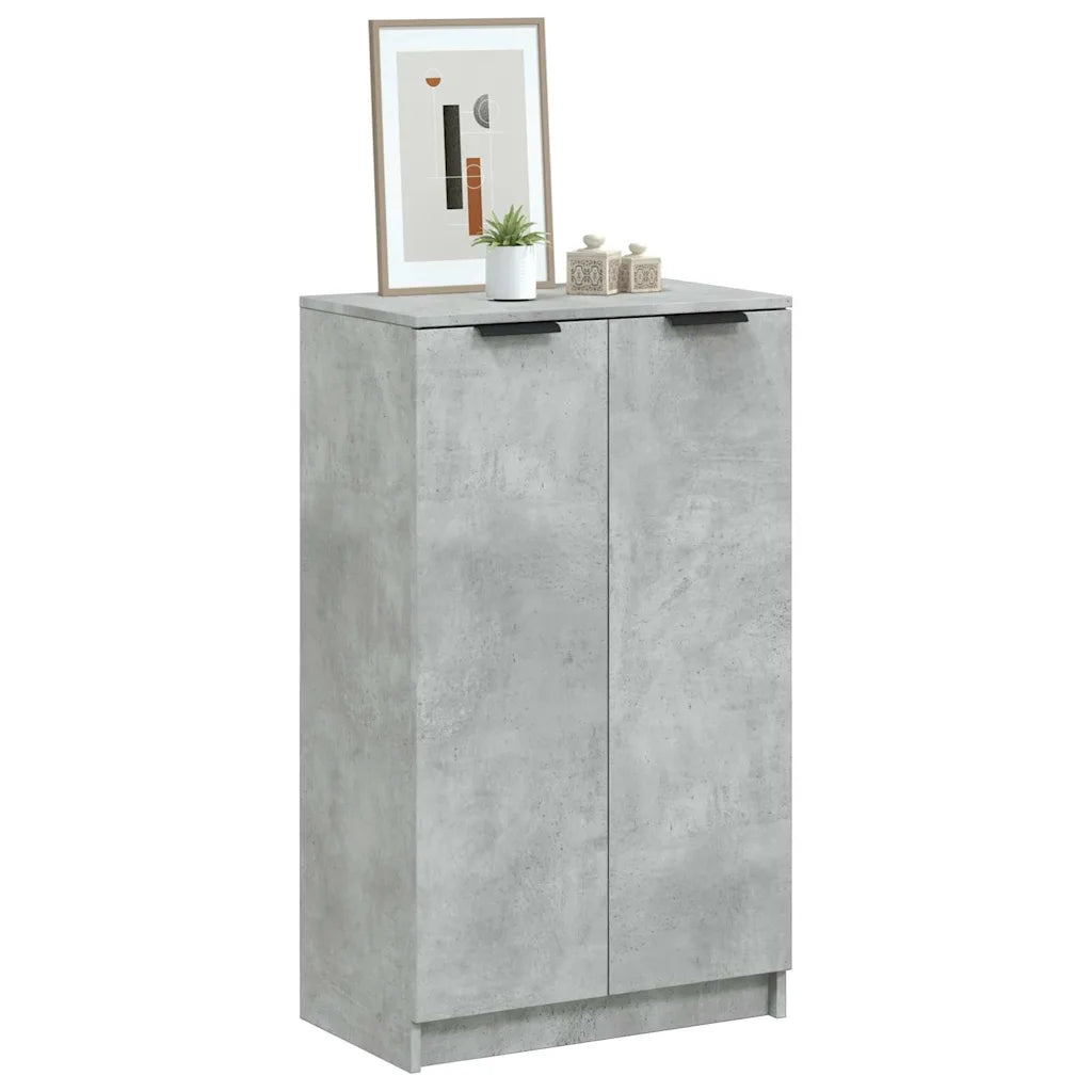 Skoskab 59x35x100 cm konstrueret træ  egetræsfarve