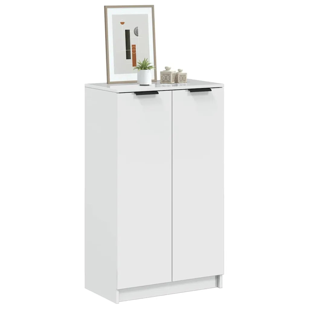 Skoskab 59x35x100 cm konstrueret træ  egetræsfarve