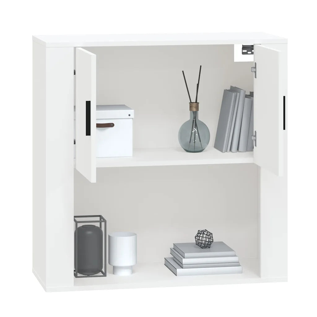 Vægskab 80x33x80 cm konstrueret træ sonoma-eg