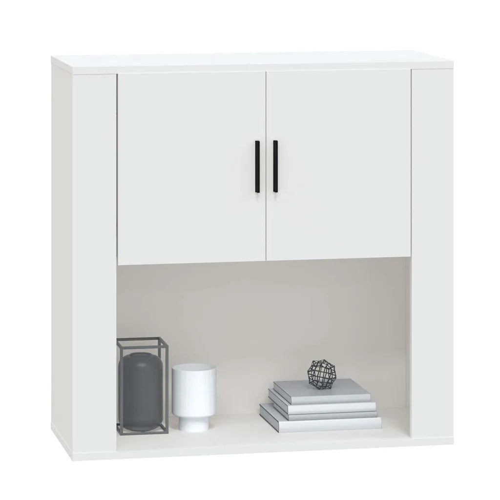 Vægskab 80x33x80 cm konstrueret træ sonoma-eg