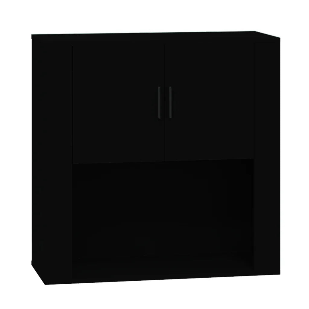 Vægskab 80x33x80 cm konstrueret træ sonoma-eg