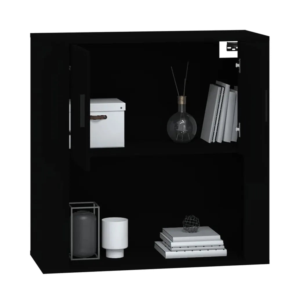 Vægskab 80x33x80 cm konstrueret træ sonoma-eg