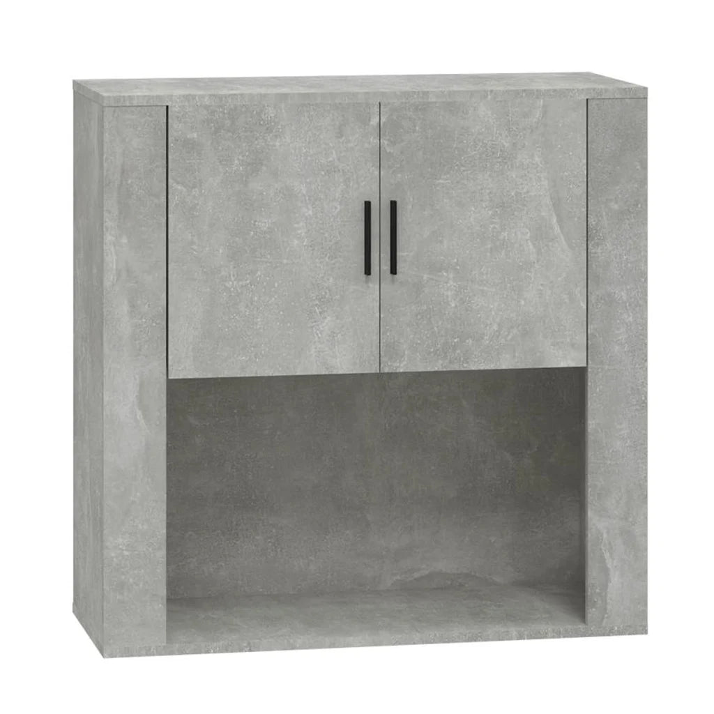 Vægskab 80x33x80 cm konstrueret træ sonoma-eg