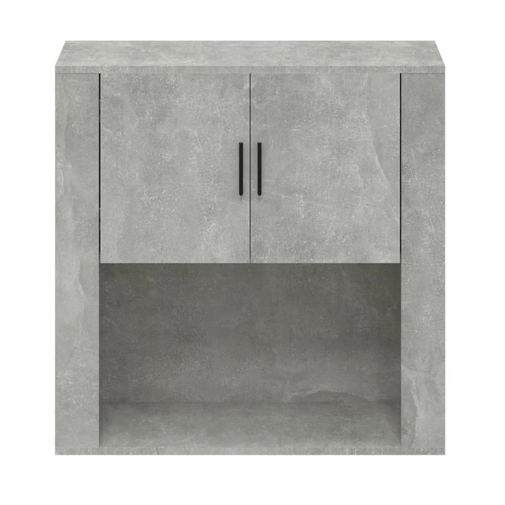 Vægskab 80x33x80 cm konstrueret træ sonoma-eg