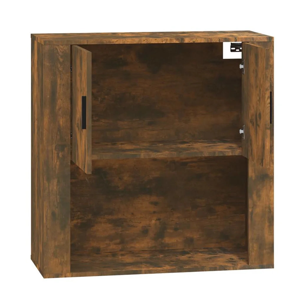 Vægskab 80x33x80 cm konstrueret træ sonoma-eg