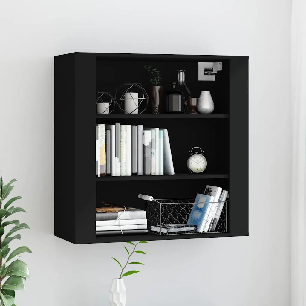 Vægskab 80x33x80 cm konstrueret træ sonoma-eg