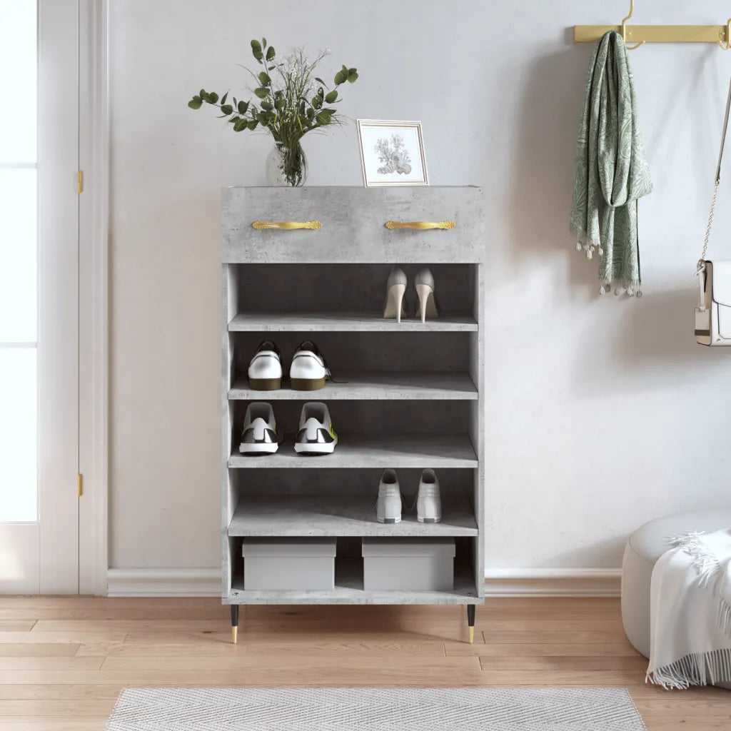 Skoreol 60x35x105 cm konstrueret træ sonoma-eg