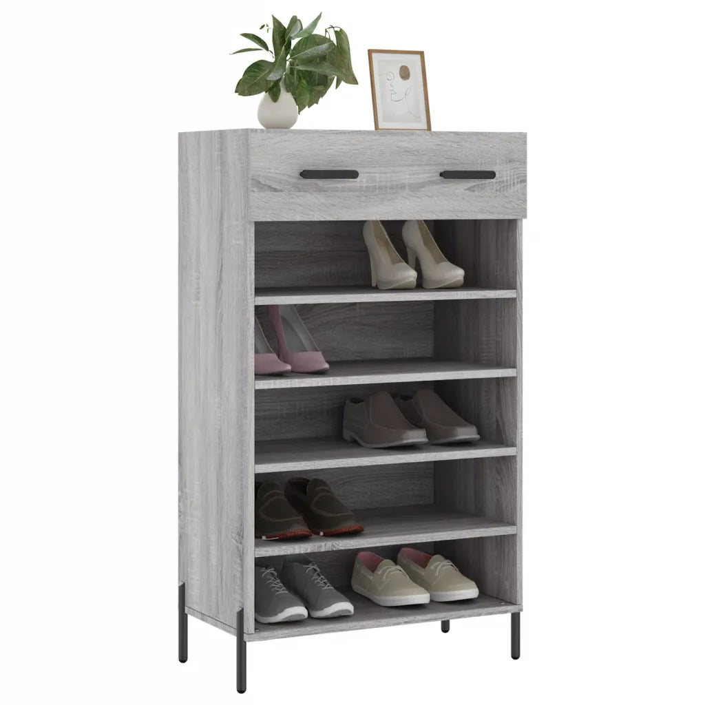 Skoreol 60x35x105 cm konstrueret træ  sonoma-eg