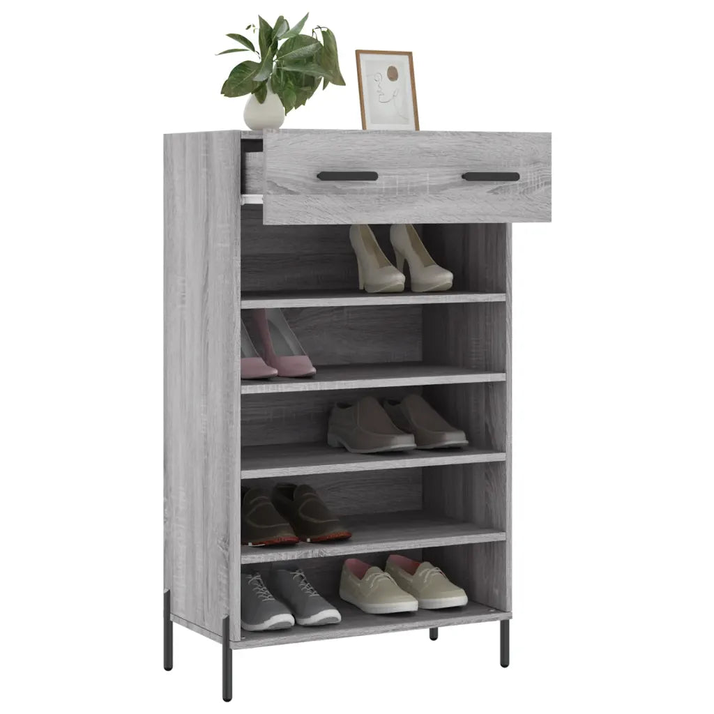 Skoreol 60x35x105 cm konstrueret træ  sonoma-eg