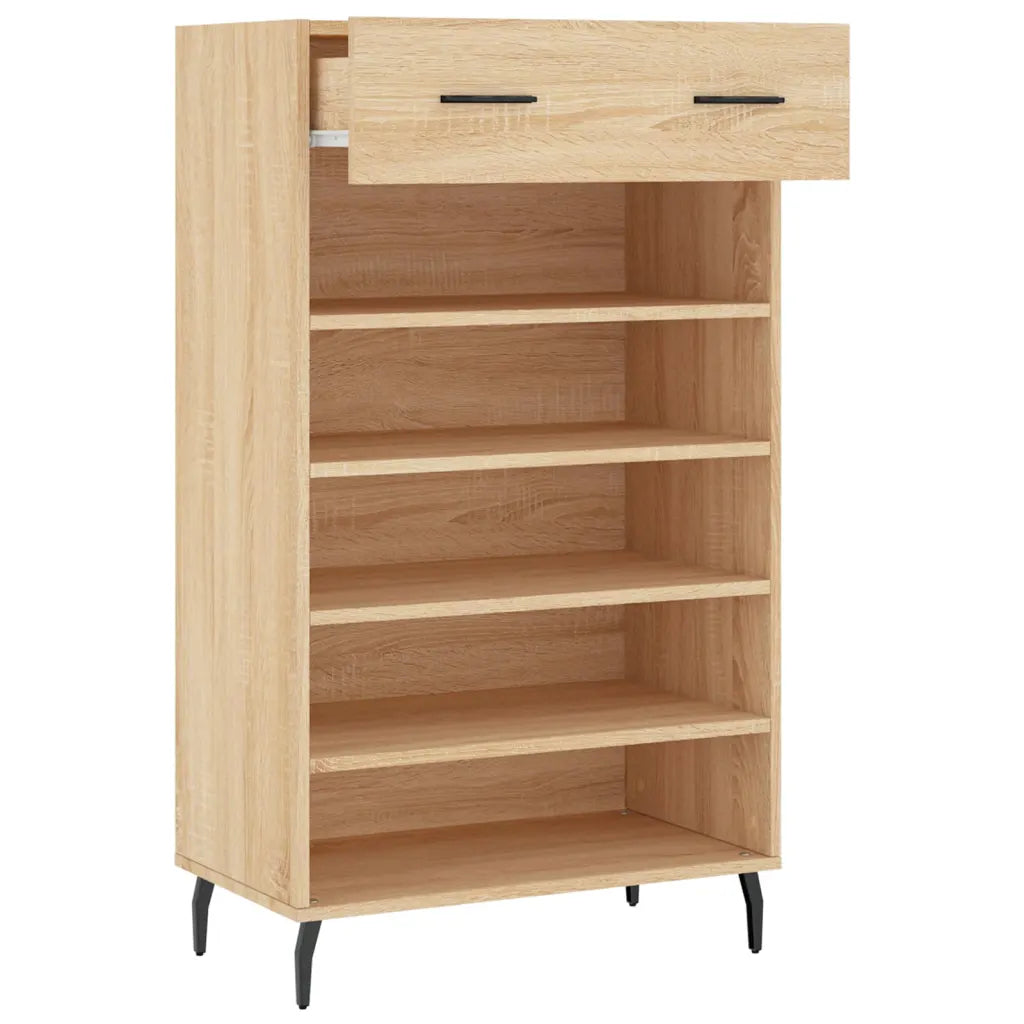 Skoreol 60x35x105 cm konstrueret træ sonoma-eg