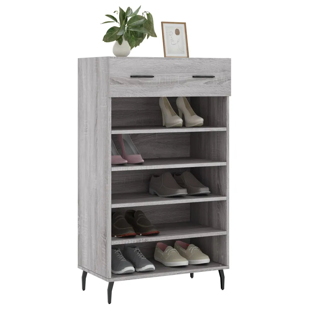 Skoreol 60x35x105 cm konstrueret træ sonoma-eg