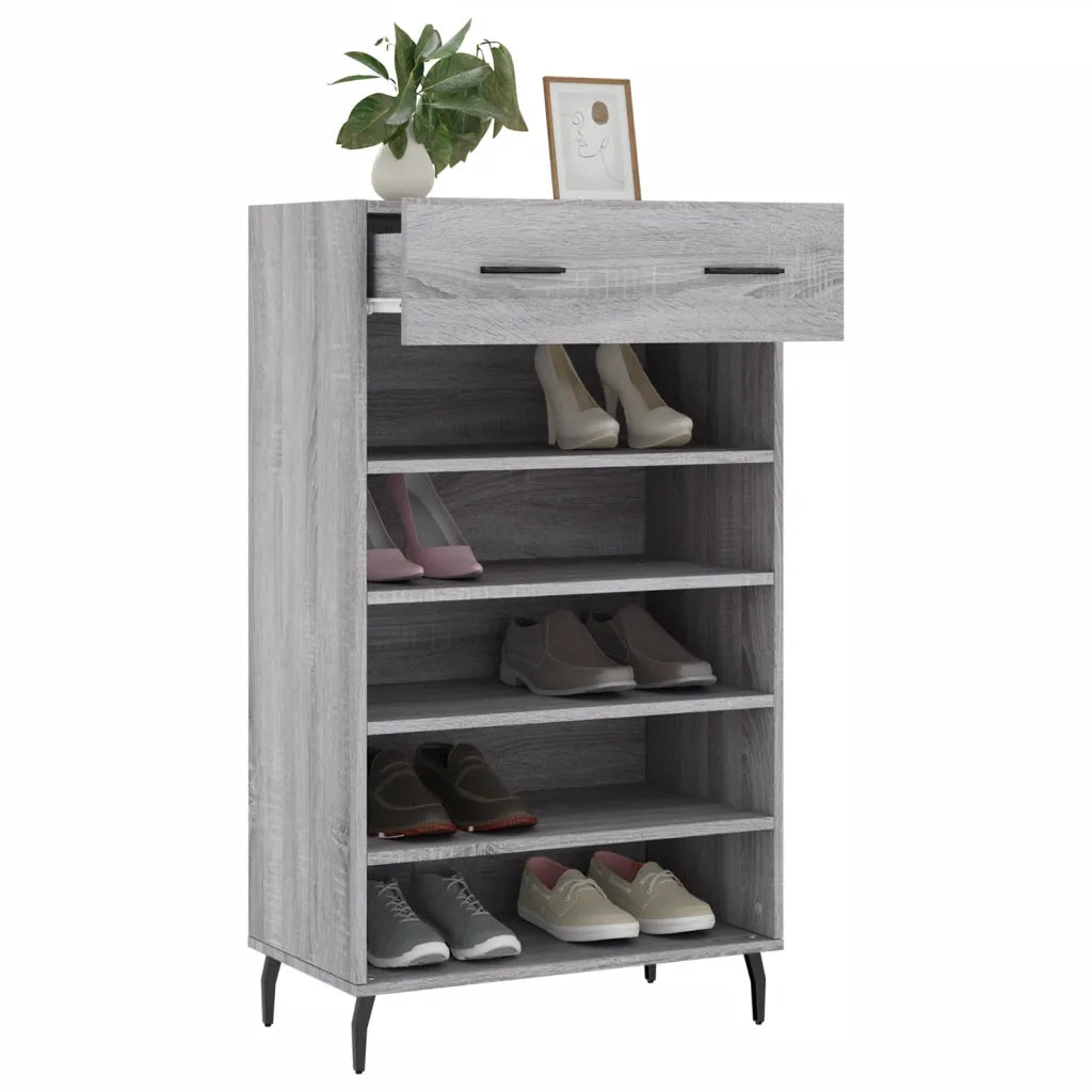 Skoreol 60x35x105 cm konstrueret træ sonoma-eg