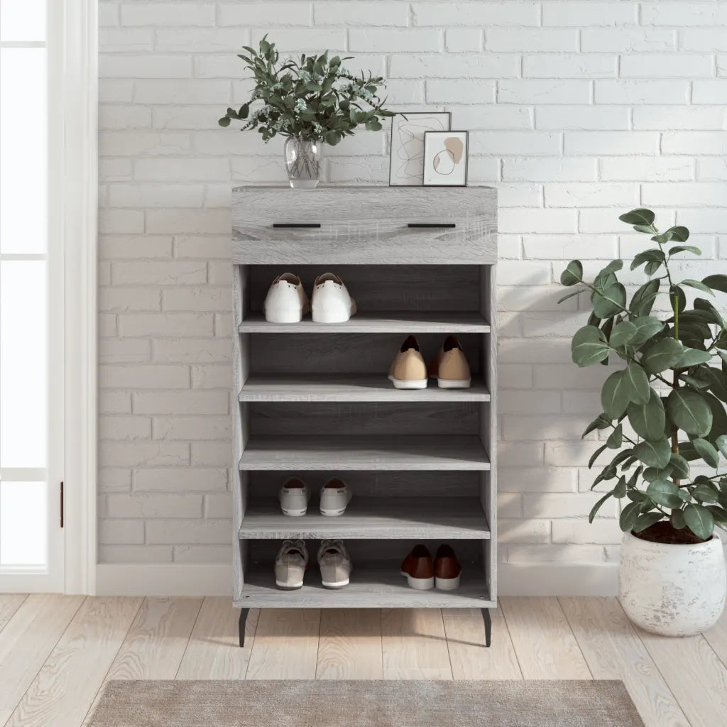 Skoreol 60x35x105 cm konstrueret træ sonoma-eg