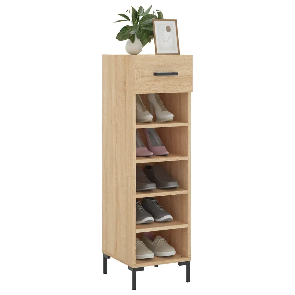 Skoreol 30x35x105 cm konstrueret træ sonoma-eg