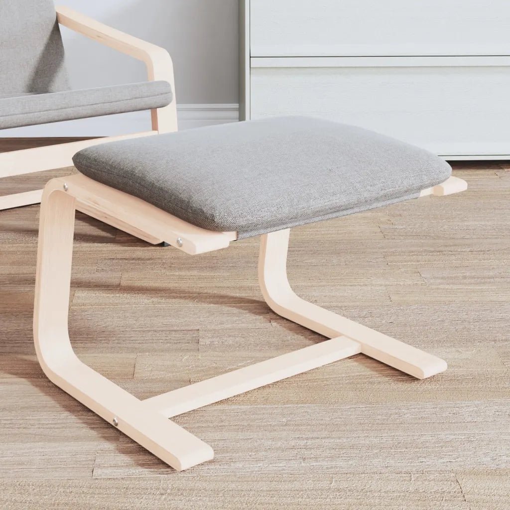 Fodskammel 51x41x40 cm stof
