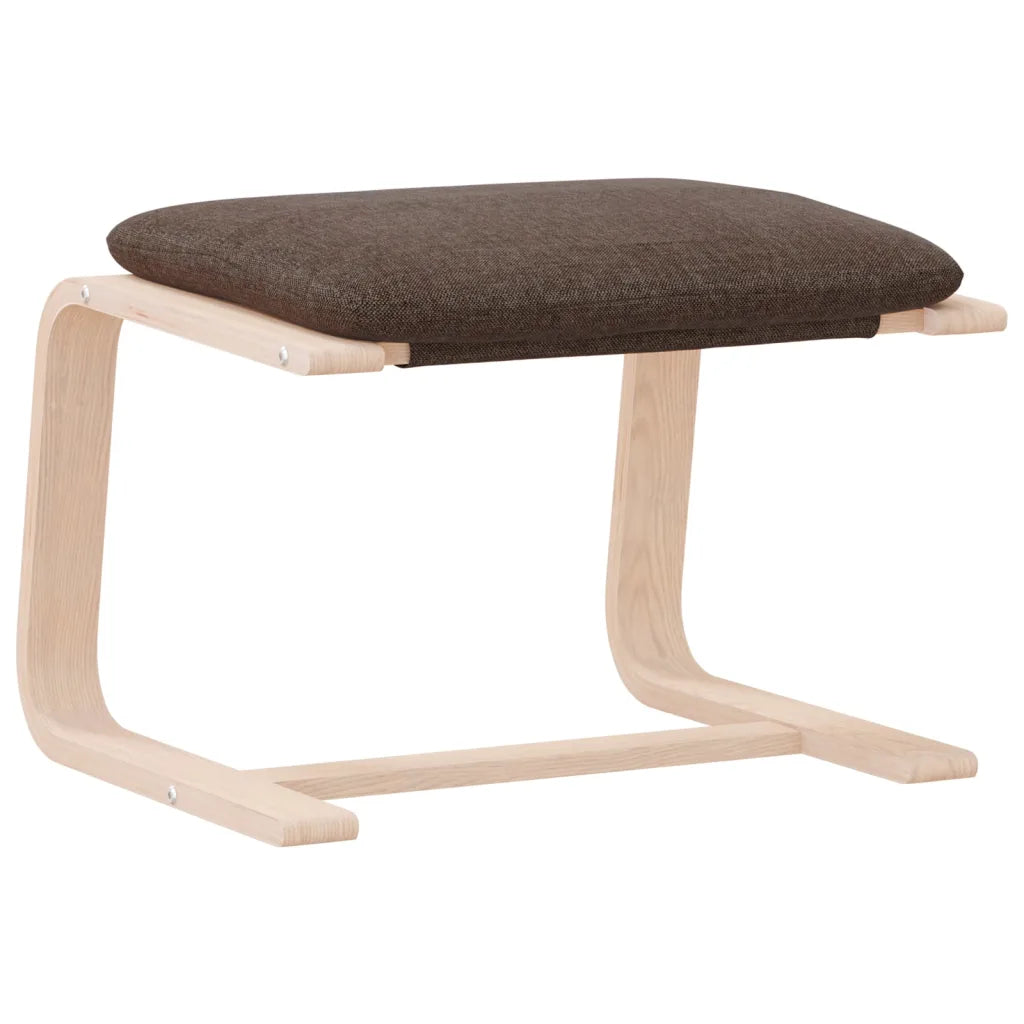 Fodskammel 51x41x40 cm stof