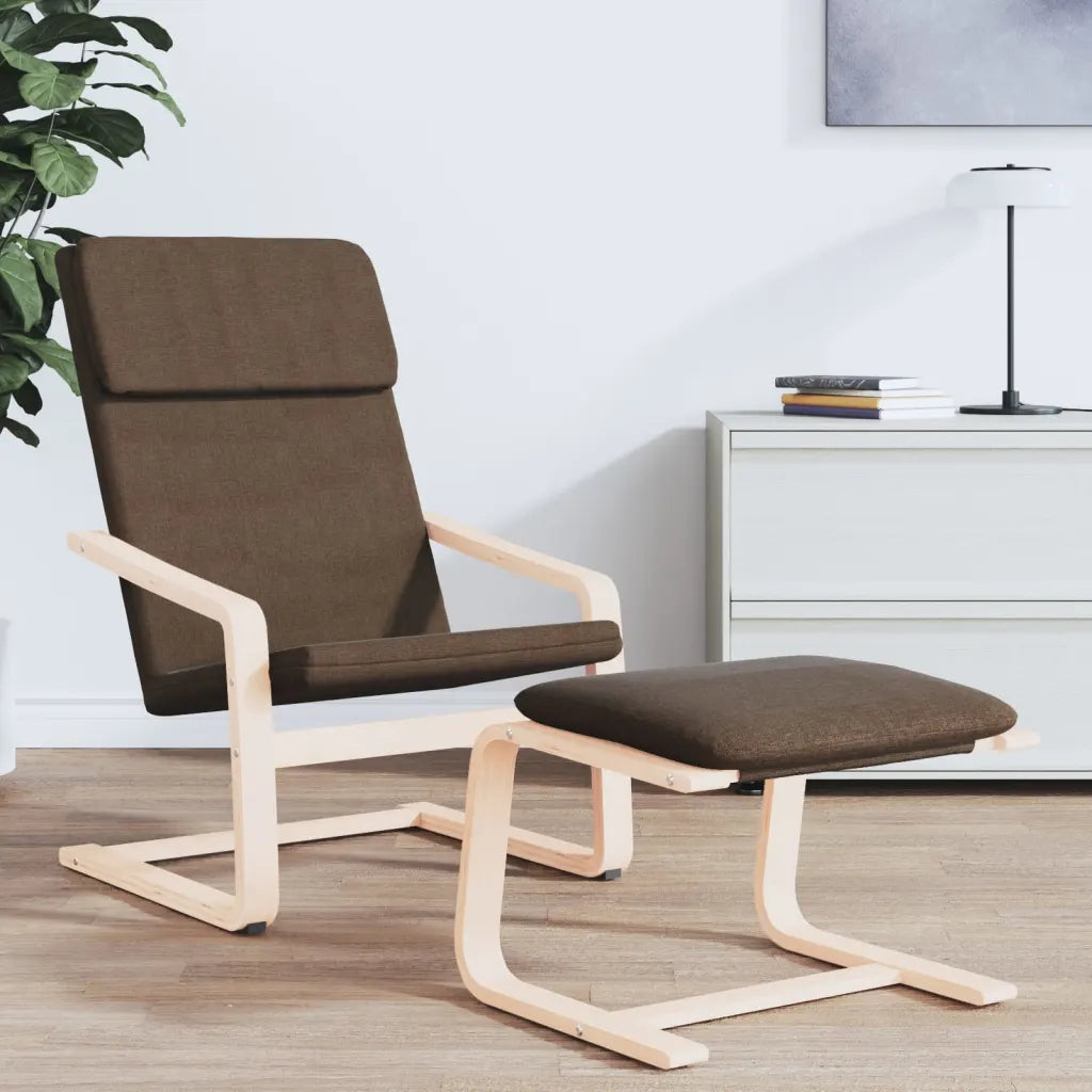 Fodskammel 51x41x40 cm stof
