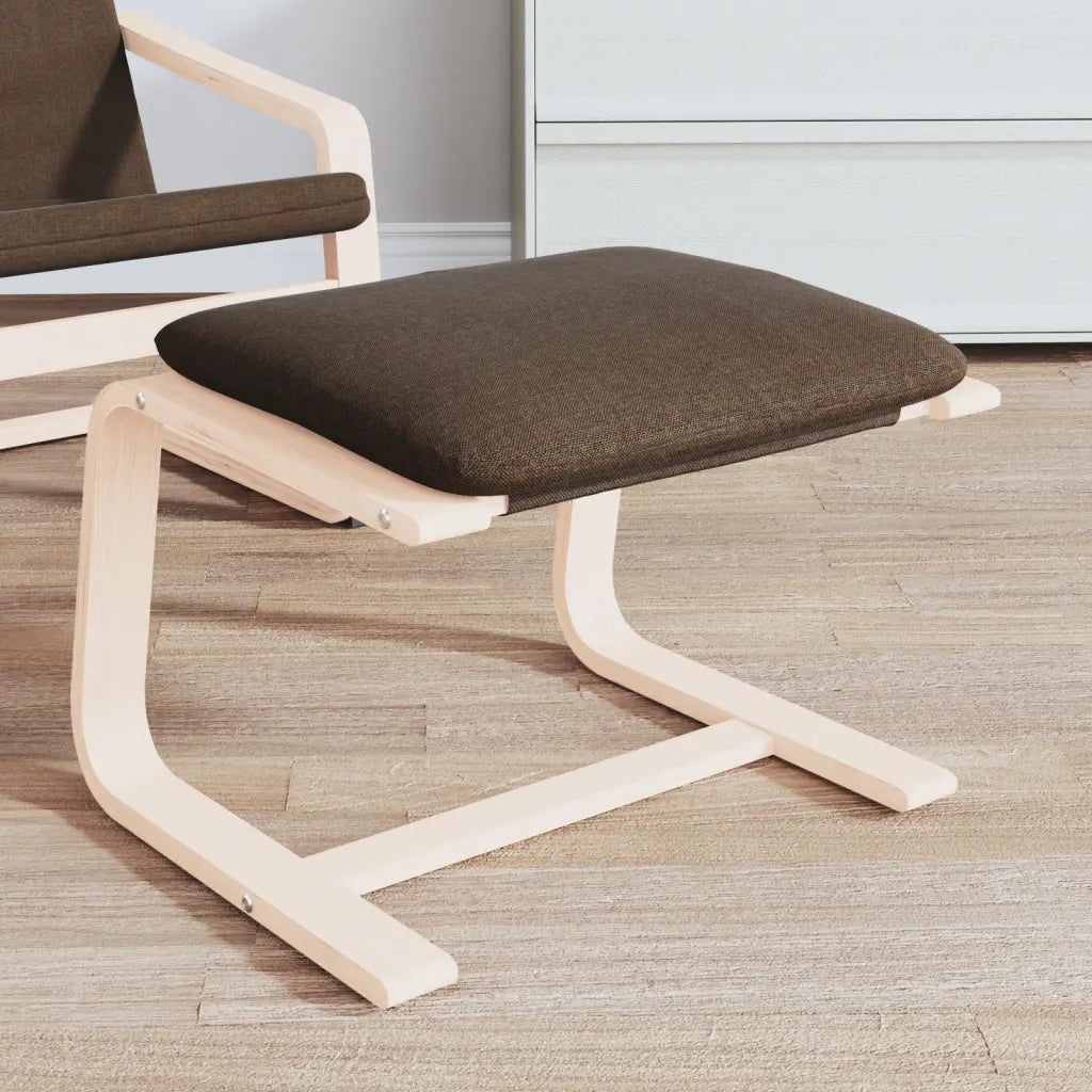 Fodskammel 51x41x40 cm stof 