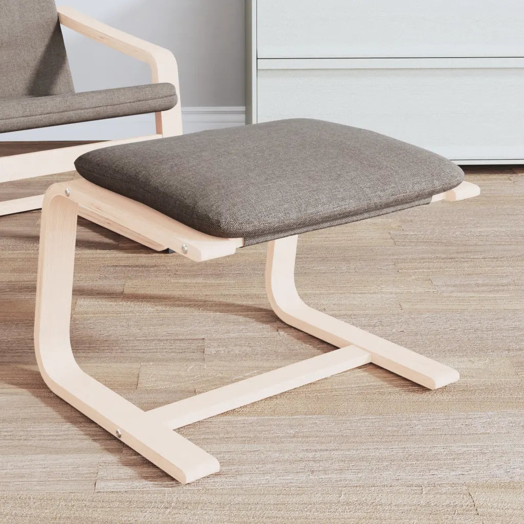 Fodskammel 51x41x40 cm stof