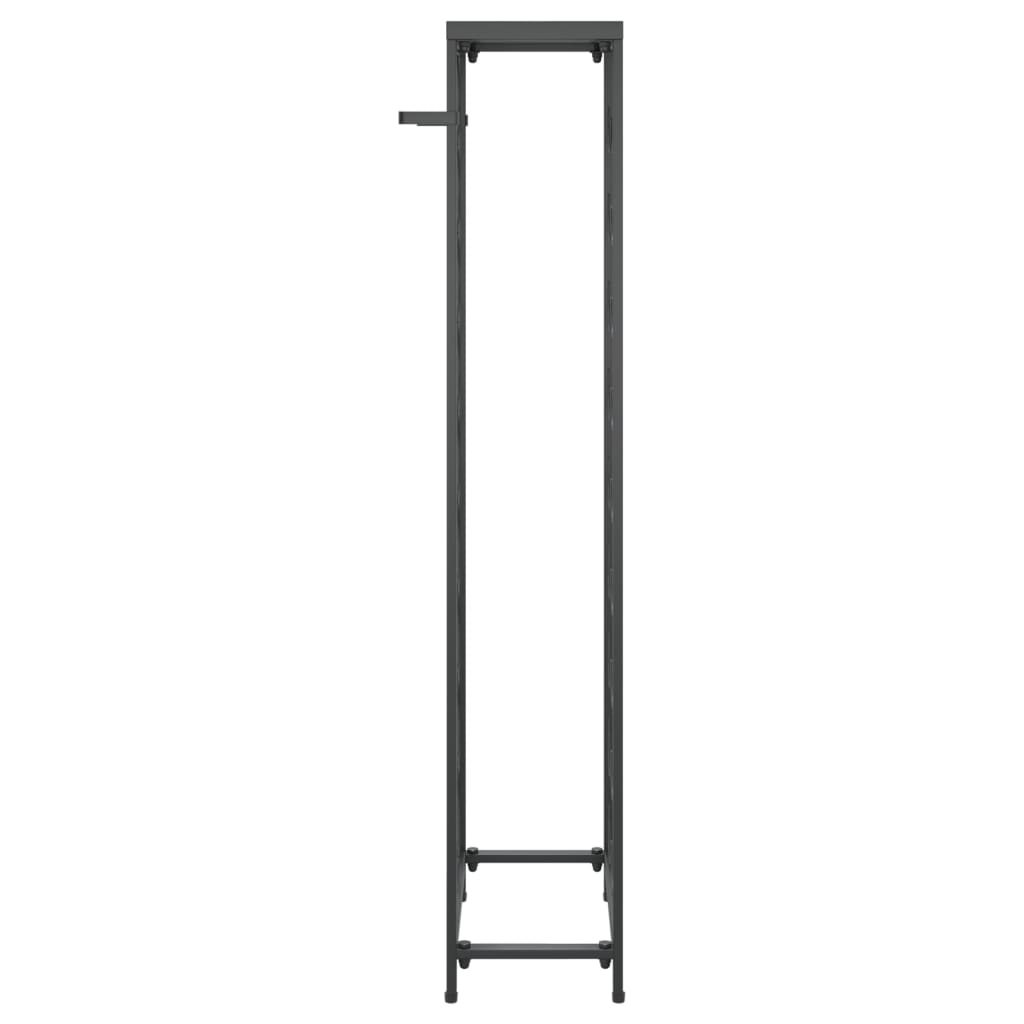 Vinreol til 27 flasker 34x18x100 cm smedejern